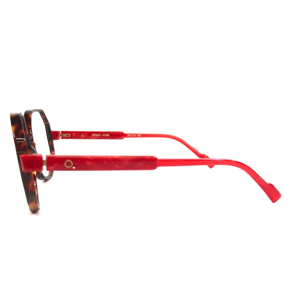 Etnia Barcelona Eyeglasses Frames STELE HVRD Havana Red Full Rim 56-16-138